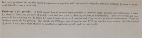 Image result for Linear Programming Problem Set Up