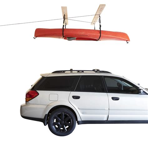 Buy HARKEN - Kayak Overhead Garage Storage Hoist, Self-Leveling, Safe ...