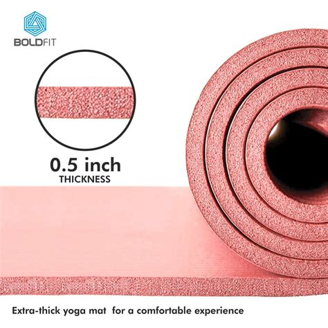 Boldfit NBR Yoga mat for men and women with Carrying Strap