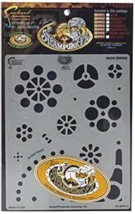 Buy Artool Freehand Airbrush Templates, Steam Punk Fx Template - Gear ...
