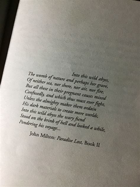 John Milton: Paradise Lost Book II | John milton quotes paradise lost ...