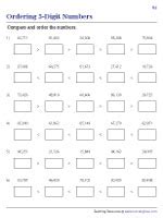 Image result for 5th Grade Math Worksheets Ordering Numbers