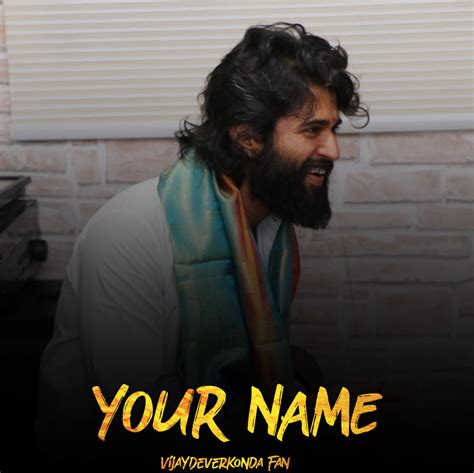Vijay Devarkonda Movie Font Generator - Life Liker.in