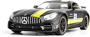 Hemtik 1/24 Benz AMG GTR Toy Cars Model Car, Zinc Alloy Pull Back Toy ...