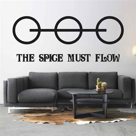 Stickers Dune The Spice Must Flow - Autocollant muraux et deco
