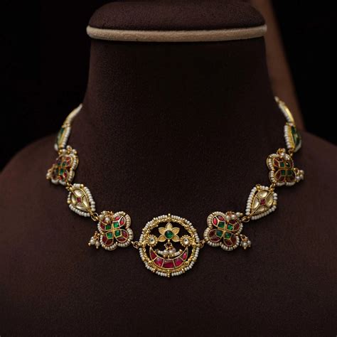 Kundan Choker Necklace & Polki Choker Necklace
