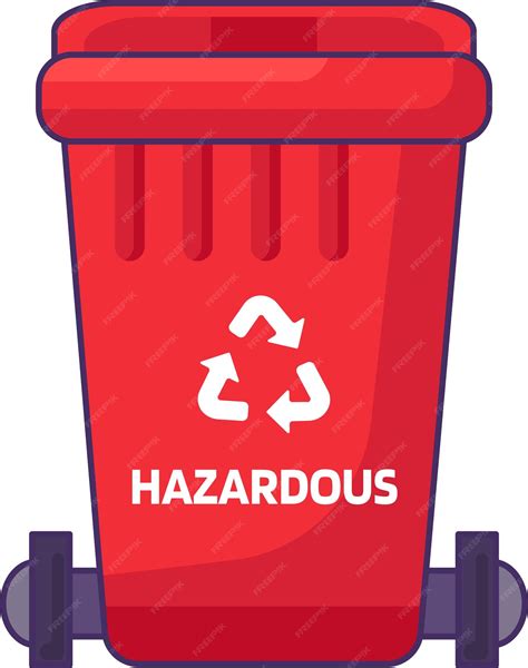 Premium Vector | Fulled transportable hazardous waste container