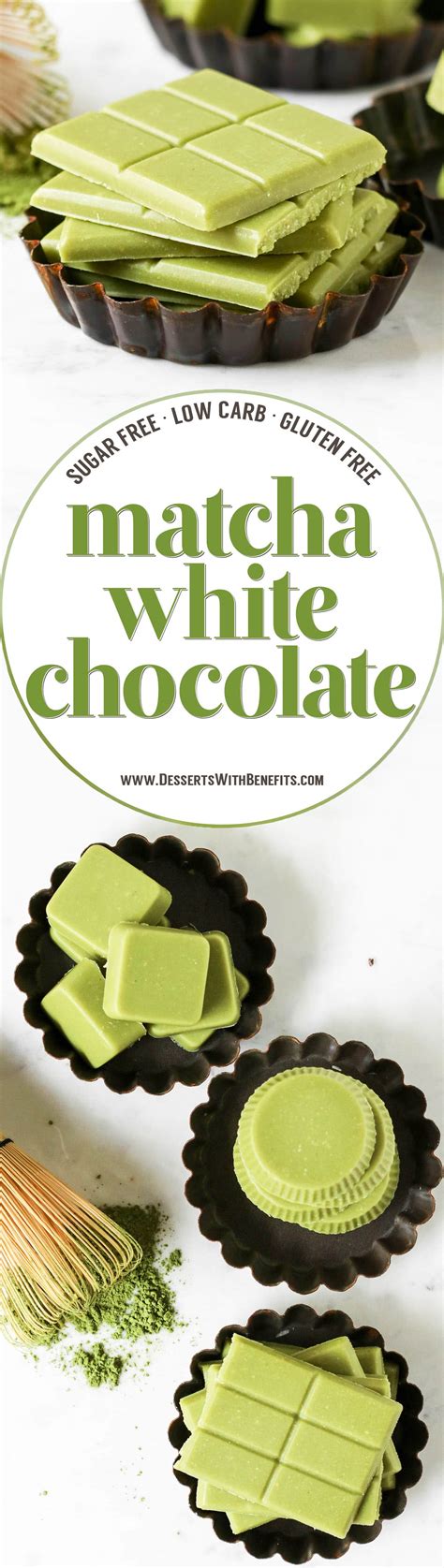 How to Make Matcha Green Tea White Chocolate | sugar free, low carb