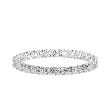 Buy 1.04 Ct Moissanite & Lab Diamond Full Eternity Band | Vai Ra