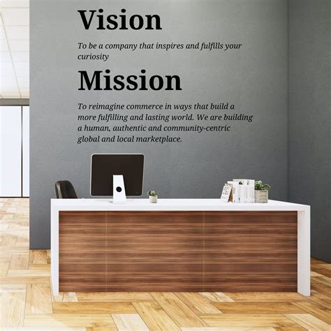 Inspiring Office Wall Decal: Vision to Be a Company That Inspires and ...