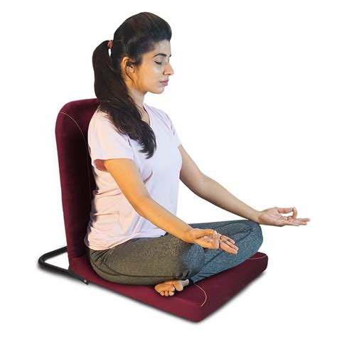 Kawachi Right Angle Back Support Floor Chair Portable Foldable ...