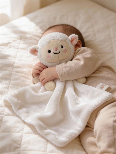 Buy Soft & Cozy Sheep Security Blanket Toys for Babies – The Baby Trunk