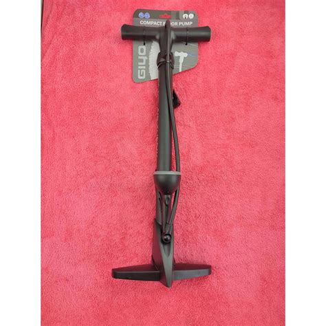 Giyo Compact Bicycle Floor Pump w/ Gauge High Pressure Mountain Bike ...