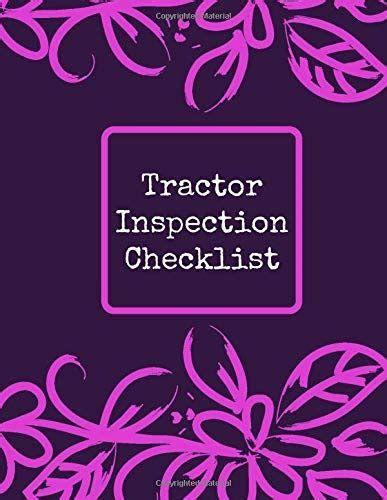 Buy Tractor Inspection Checklist: Daily Routine Inspection, Safety and ...