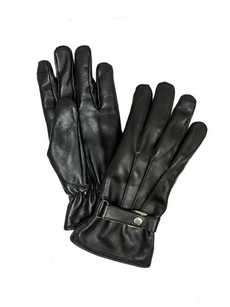 Leather Winter Gloves Men Black Leather Gloves Mens Leather - Etsy Canada