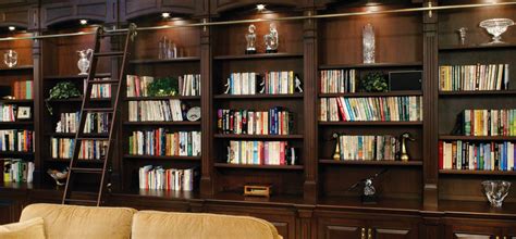 Home library bookshelf plans