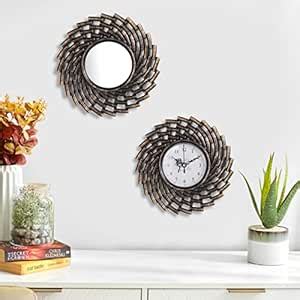 Buy Home Centre Corsica Telsa Multicolor Round Wall Mirror- Set of 3Pcs ...