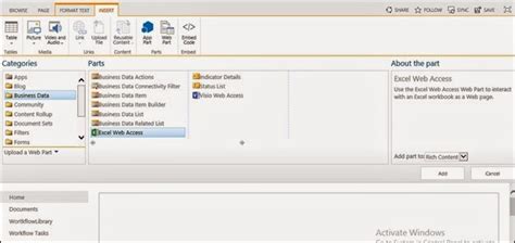 SharePoint Excel Access 的图像结果