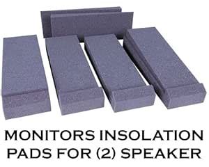 Talent MonitorPad Monitor Isolation Pads, 1 Pair for 2 Speakers, Wedge ...