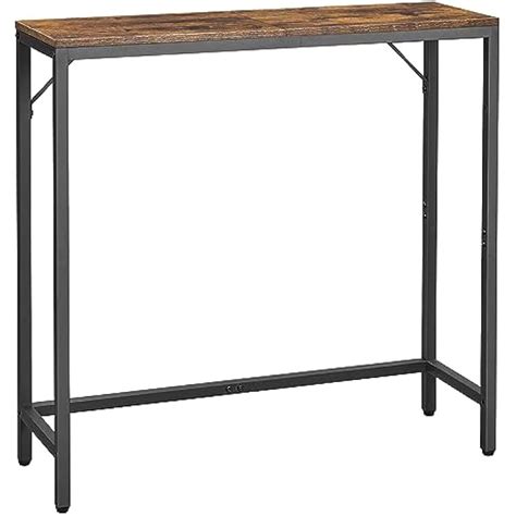 HOMCENES Narrow Console Table with Support Bar - India | Ubuy