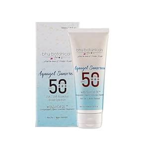 bhu botanicals Aquagel Sunscreen For All Skin Type Spf-50 Pa+++ (Broad ...