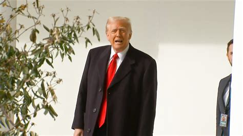 Donald Trump speaks to reporters about prayer service at Washington ...