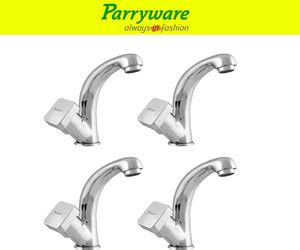Parryware Ritz Pillar Tap Swan neck for Wash Basin – Brass Body, set of ...