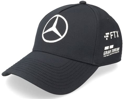 Mercedes AMG F1 2022 Hamilton Black Adjustable | Hatstoreworld.com