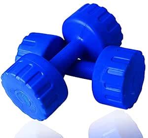 Buy Effingo 4kg Dumbbell for Men & Women, PVC Dumbells for Weight ...