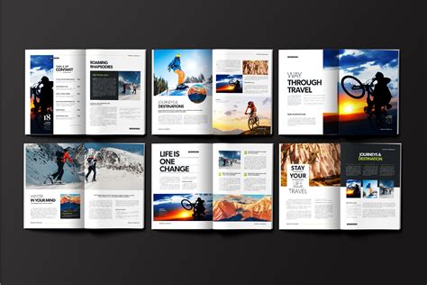 Sport & Travel Magazine Template [Indesign, INDD] - BrandPacks