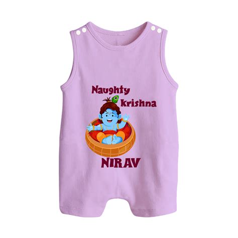 Naughty Krishna Romper Suit | Personalized Baby Romper Suit for Your L ...