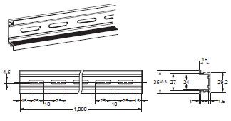 ZEN V2 Programmable Relay/Dimensions | OMRON Industrial Automation India