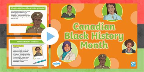 Canadian Black History Month PowerPoint - Grades 4-6