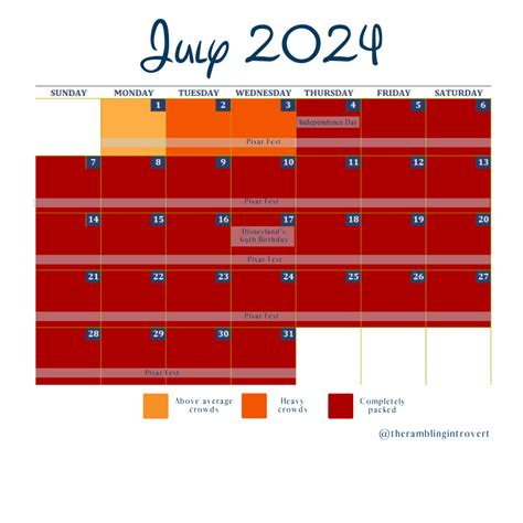 Best 13 2024 Disneyland Crowd Calendar – Artofit