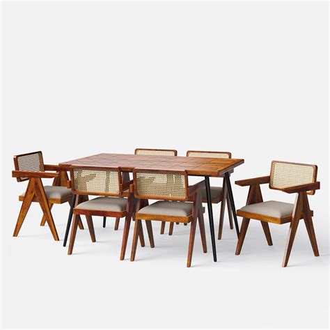 Shelly Pierre Dining Set - 2,4 & 6 Seater/ All sizes | Crafts Mill ...