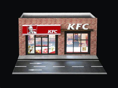 KFC Diorama 1:64 More Art scale model | Scale Arts India
