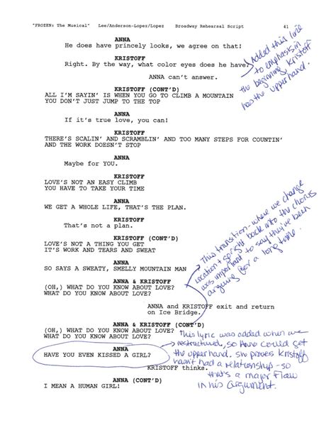 Inside the Writer’s Notebook: What Changed When Disney’s Frozen Went ...