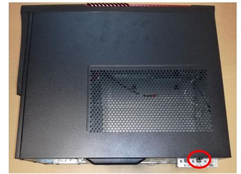 Image result for Computer Tower Front Panel Remove Acer