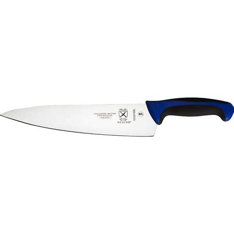 Mercer Cutlery Chefs Knife,10 in Blade,Blue Handle M22610BL - Walmart Business Supplies