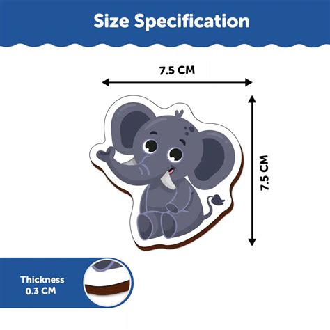 Animal Fridge Magnetic Set of 10 2+ Years – Mini Leaves