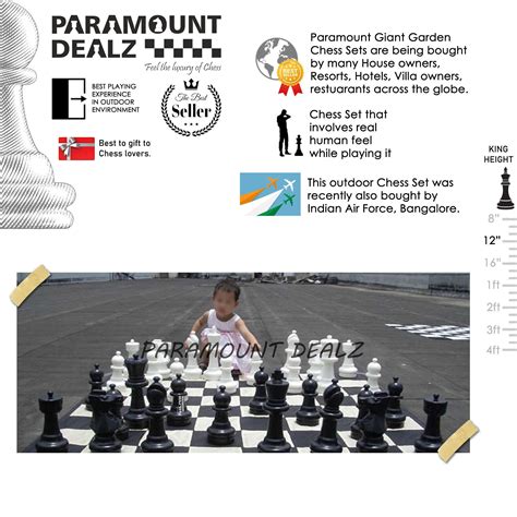 Giant Garden Human Chess Sets Manufacturer in India | Paramountchess