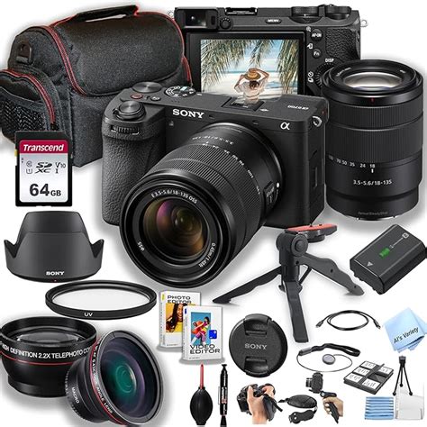 Buy Sony a6700 Mirrorless Camera with 18-135mm Lens + 64GB Memory ...