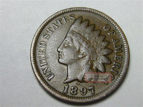 1897, Indian Head Cent, Very Sharp Coin
