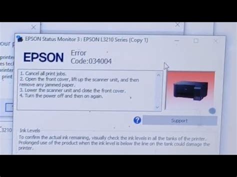 Error Code 034004 Epson Printer 的图像结果
