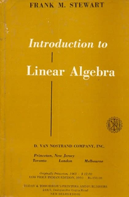 Introduction to Linear Algebra