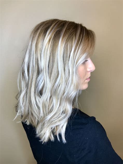 platinum blonde balayage - waypointhairstyles