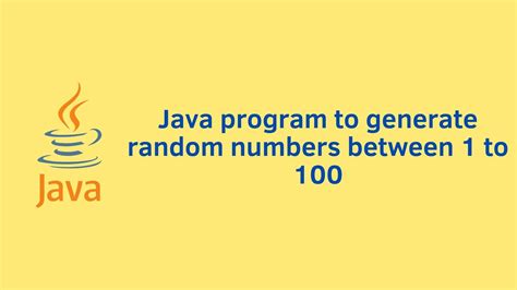 How to Create Random Numbers in an Array Java 的图像结果