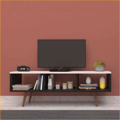 Balensia Freestanding Engineered Wood TV Entertainment Unit/3 Decker TV ...