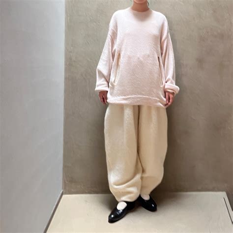 quitan／キタン “Da Vinci”WHOLE-GARMENT KNIT #4260034 SMOKEY PINK | Routes*Roots