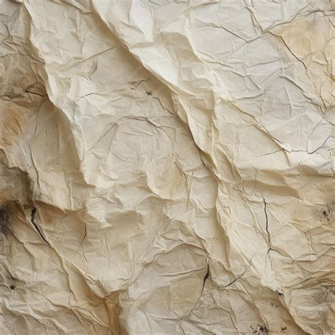 Premium AI Image | Wrinkled paper texture